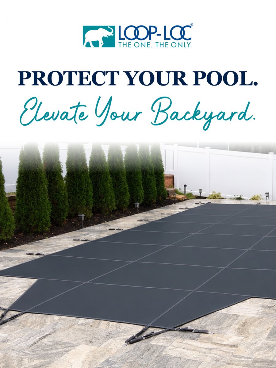LoopLoc's tweet photo. Fall is the perfect time to protect your pool—and do it in style.

Whether you choose a classic mesh safety cover or Aqua-Xtreme® virtually solid mesh, every LOOP-LOC® Safety Cover is custom-manufactured. 

#LOOPLOC #PoolSafetyCover #FallPoolCare #PoolClosing #BackyardSafety https://t.co/hU19Y5Pdei
