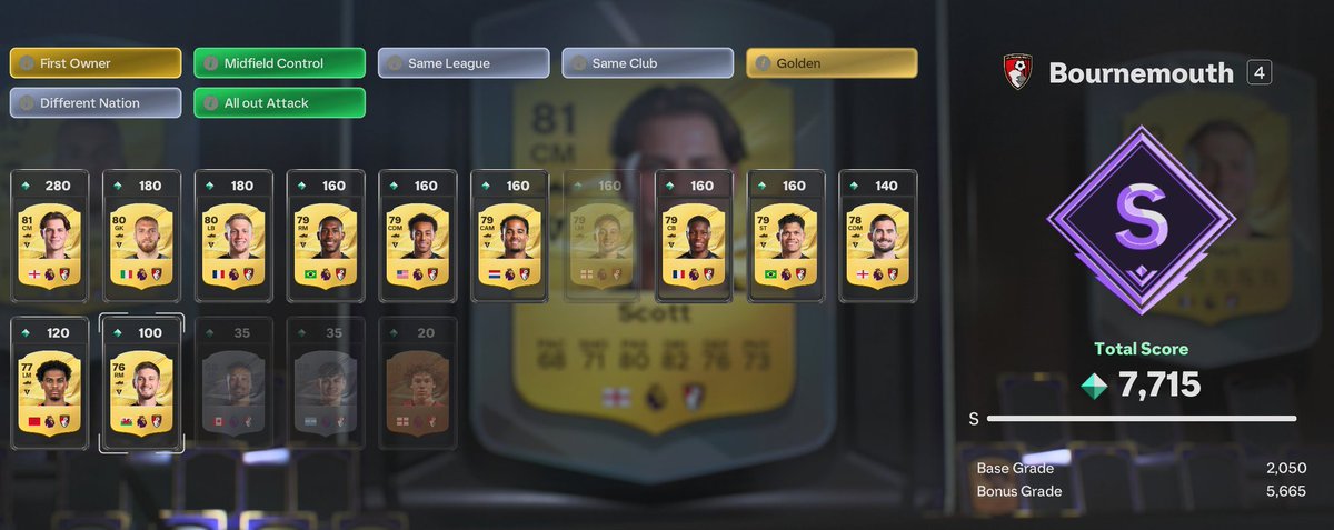 FUT_R9's tweet photo. 🚨 فريق بورنموث في القاليري لازم تكمّله 🔥 ..

يعطيك 38 توكن + تصنيف S  😳

• تحتاج 10 لاعبين مالك أول عشان تجيب أعلى تصنيف
• إذا اخترت 5 لاعبين مالك أول بس بيعطيك 18 توكن + A تصنيف 
• كمّله واجمع التوكنز براحتك ..
• لا تنسى الايك الجاي أقوى 🫶 https://t.co/kEVH1kkHJ5