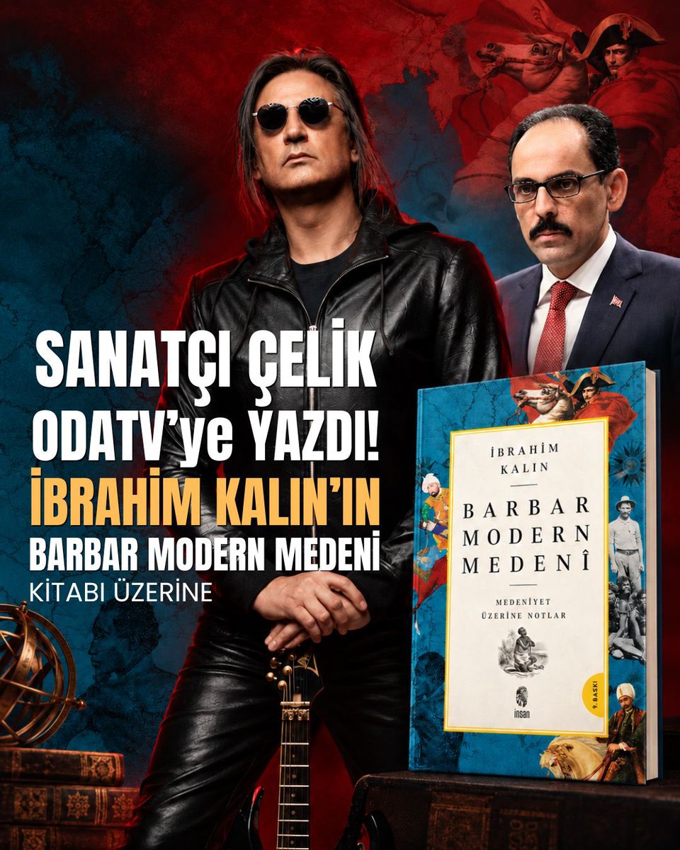 celikerisci's tweet photo. Bozcaada’da okuduğum bir kitabı paylaşmamın ardından gelen yorumlar bana aslında başka bir şeyi düşündürdü: Biz ne zamandır bir fikri, fikrin sahibinin kimliğine bakarak kabul ya da reddeder olduk? Bir kitabı okuyabiliriz. Katılabiliriz. İtiraz edebiliriz. Hatta karşısına başka bir fikir koyabiliriz. Ama önce okumak, anlamak ve düşünmek gerek.
İbrahim Kalın’ın Barbar, Modern, Medeni kitabında özellikle teknolojinin medeniyet olarak sunulmasına yaptığı itiraz üzerine düşündüm ve bu noktadaki görüşüne katıldığımı yazdım. Meselem bir kişiyi ya da görüşü savunmak değil. Meselem; fikrin, emeğin, düşünmenin ve gerçek eleştirinin değerini hatırlamak.
Bu düşüncelerimi Odatv için kaleme aldım. Mustafa İlker Yücel'e teşekkürlerimle.
Eleştiri, “ben katılmıyorum” demekten biraz daha fazlası olmalı.
— Çelik
Odatv internet sitesinden yazıma ulaşabilirsiniz.