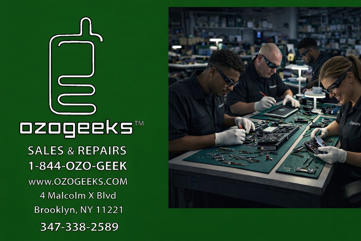 Ozogeeks's tweet photo. 💦 💻 Macbook Liquid damage &amp; data recovery🚀 @OZOGEEKS

☎️ 1.844.OZO.GEEK

📍 4 Malcolm X Boulevard, Brooklyn

Accidents happen, and water damage is one of the most common! 💦 Don't panic, though! Our experts can repair your device and have it working again quickly! 🚀 https://t.co/kVb9YnFarM