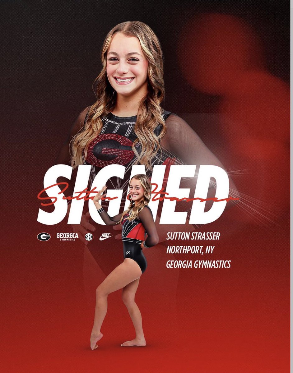 TheFiveGym's tweet photo. SPOTLIGHT — GYMNAST TO WATCH (FRESHMAN): Sutton Strasser — Georgia Official 2027 roster: Freshman. Northport, N.Y. Northport HS. Infiniti Elite. CollegeGymFans: full scholarship, 2026-27 class. 2024 WDP L10 Nationals: tied floor title. 2nd all-around. 2nd beam. Tied 4th bars. Four-time L10 nationals qualifier. No NCAA scores yet. Freshman year puts a national floor champion into the GymDog five.

Just the read. 

@UGAGymnastics @SEC @NCAA_Gymnastics #NCAAGYM #NCAAGymnastics #GoDawgs