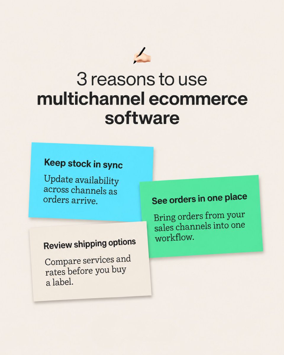 WillowCommerce's tweet photo. More channels shouldn’t mean more manual work.
✅ Sync inventory
✅ Manage orders in one place
✅ Compare shipping rates
Simplify multichannel selling with Willow Commerce. Book a demo: https://t.co/MVa7OgO6QM
#Ecommerce #WillowCommerce https://t.co/w2dTt2kmCS