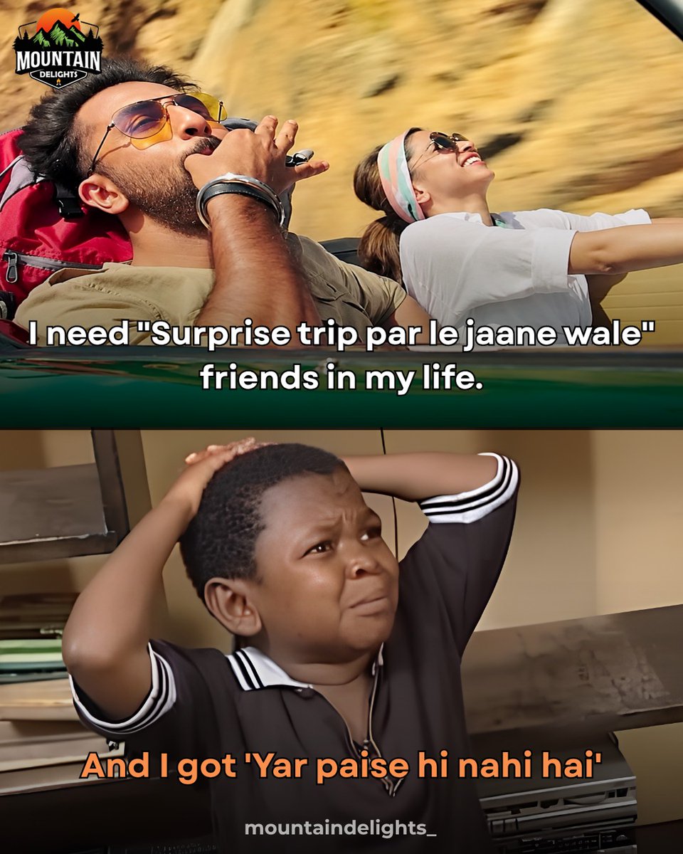 firari_tatar's tweet photo. Tag the friend who’s always broke but always ready to travel. Book your tour now: +91 79779 58220 https://t.co/QPyEqZy9yA