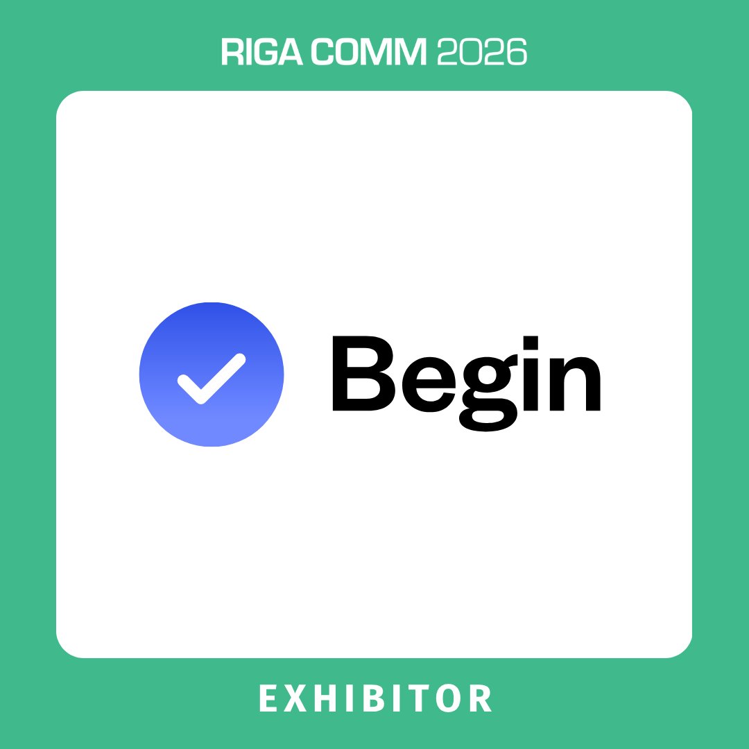 RigaComm's tweet photo. Begin will give Riga Comm 2026 visitors their first in-person look at Begin 2.0 – the new version of its platform that brings shift scheduling, time tracking, leave management, HR documents, and payroll together in one system. 

📌Learn more at https://t.co/2AQ5IZ6c5L https://t.co/bEyLoUm6sD