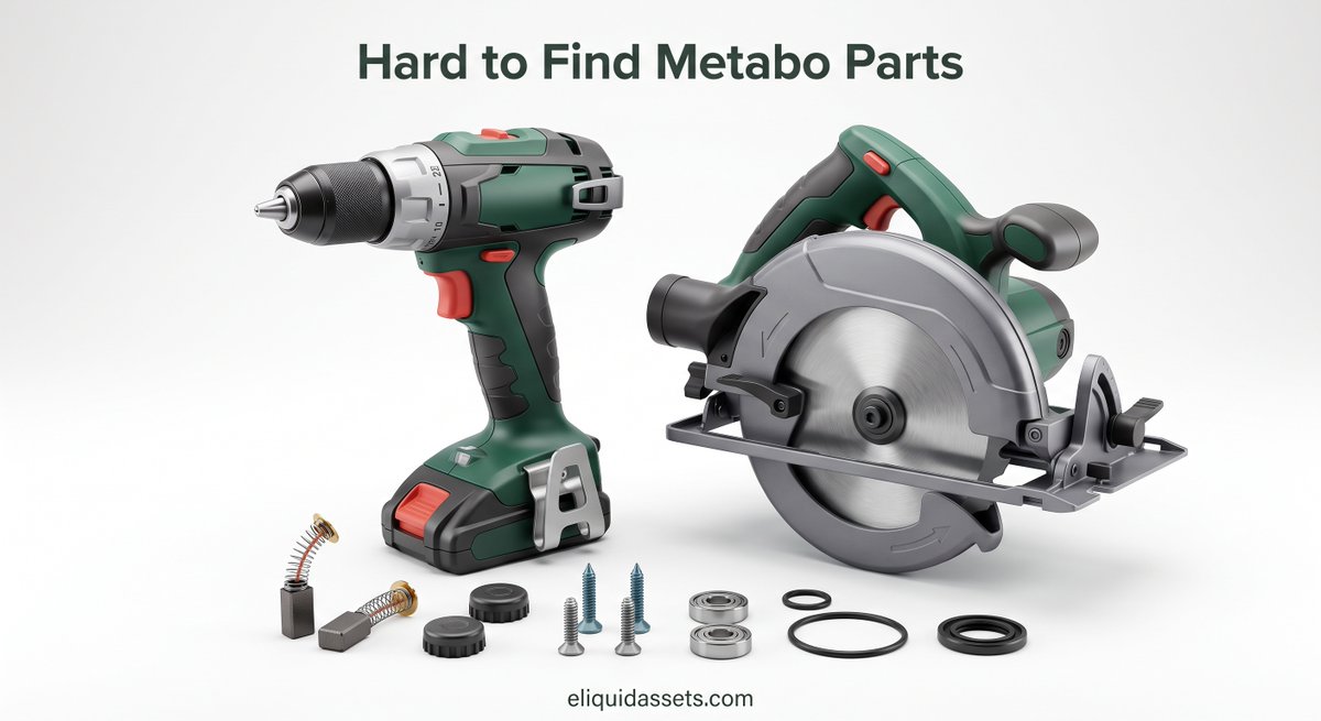 eLiquidAssets's tweet photo. Need rare Metabo parts to finish your repair? We stock the hard-to-find components professionals rely on, with orders processed in under 24 hours. Flat rate shipping via USPS Ground Advantage. Get back to work faster at https://t.co/Gc6vpEyQ6S.   #MetaboParts #PowerToolRepair https://t.co/FIGUSrH77Q