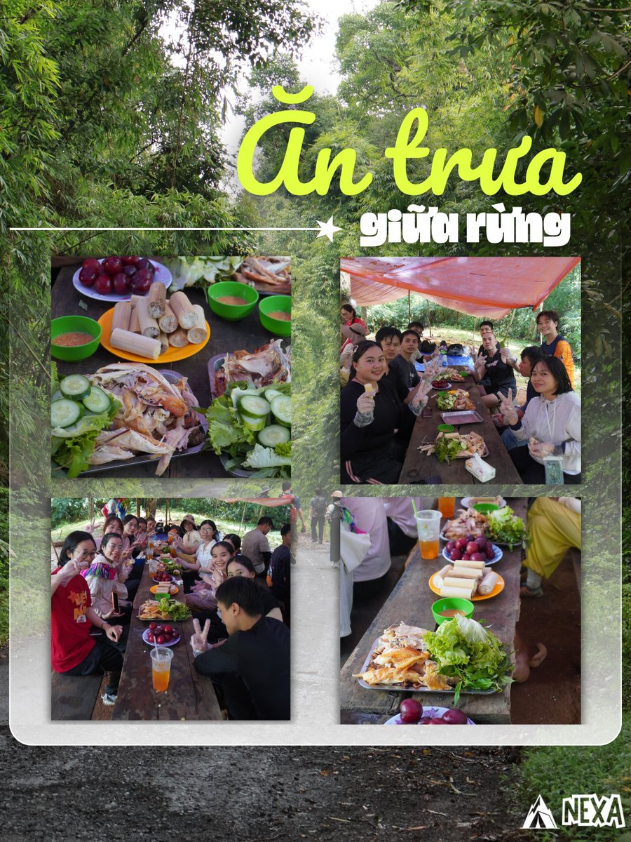 haanonimus's tweet photo. Có những chuyến đi không nhớ đã đi bao nhiêu cây số, nhưng nhớ rõ từng trải nghiệm: cơm lam giữa rừng, gà nướng sau chặng dài, mận chua ngọt lúc nghỉ chân. Bù Gia Mập là những điều nhỏ xíu khiến mình nhớ mãi. https://t.co/yNypCcvJNk