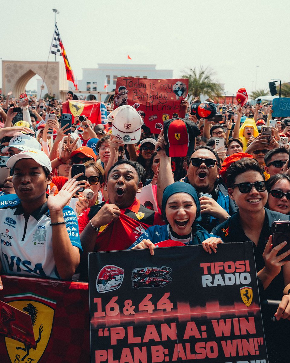 ScuderiaFerrari's tweet photo. We felt (and heard!) your love all weekend Sepang ❤️ https://t.co/BoYgd6VI30