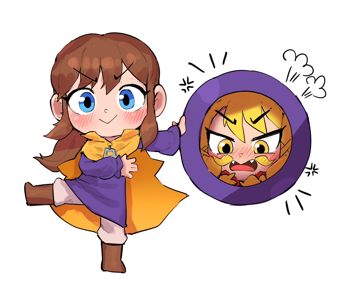 rirokuno's tweet photo. Yuri...But Hat kid https://t.co/5cf7xQiYZZ