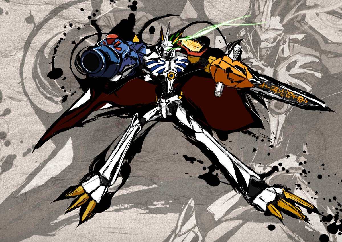 midnight_toyosu's tweet photo. オメガモン https://t.co/RLIcNkhSPr