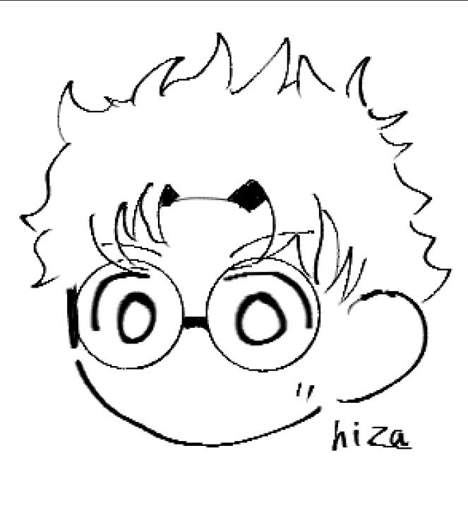 hiza0526's tweet photo. 初描きオカルン https://t.co/lBfw4PWR7N