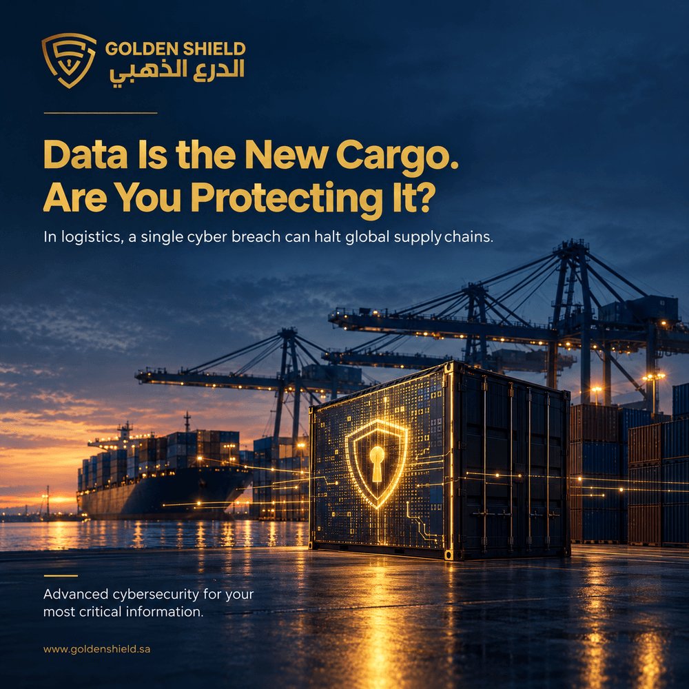 GoldenShieldHQ's tweet photo. Data is the new cargo. Are you protecting it? 🔐

Golden Shield provides advanced security measures to protect your critical info against cyber threats in the logistics sector.

#GoldenShield #Cybersecurity #MaritimeTech https://t.co/l8RPWxJ5xL