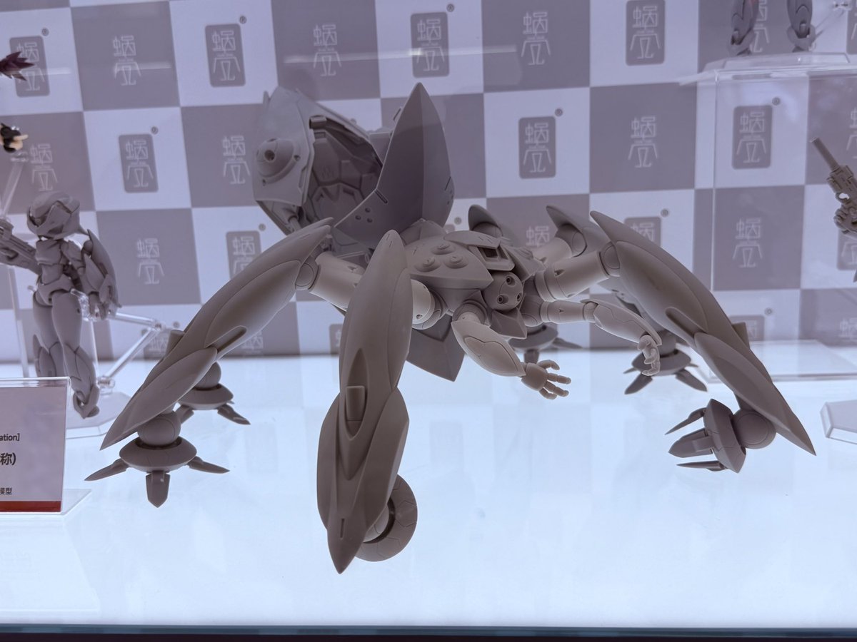 TRISKELE_HOBBY's tweet photo. 【上海WF2026会場・Snail Shellブース④】
『メスガキシリーズ』は後続の構想あり。大型サポートメックの参考展示も。
《当店のSnail Shell 販売/予約ページ》
https://t.co/Do8L7tElzl
#TRISKELE_HOBBY
#蜗之壳
#蝸之殻
#Snailshell
#ファンタジーフィギュアで遊ぼう
#上海WF
#上海WF2026
#上海WonderFestival
#上海WonderFestival2026