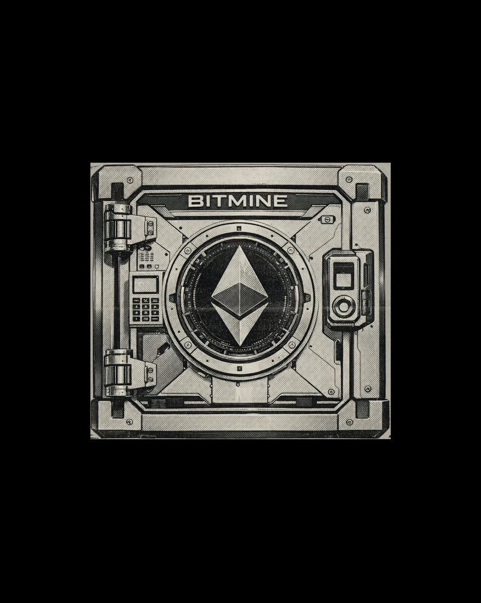 BitcoinNews's tweet photo. NEW: 🔹 Bitmine Immersion Technologies ETH holdings hit 6.02M tokens, 4.9% of total ETH supply.

"Crypto bull underway, this cycle likely the largest," says Chairman Tom Lee. 💬

Total crypto + cash + marketable securities stand at $17.4B. https://t.co/8n6weO51Xm