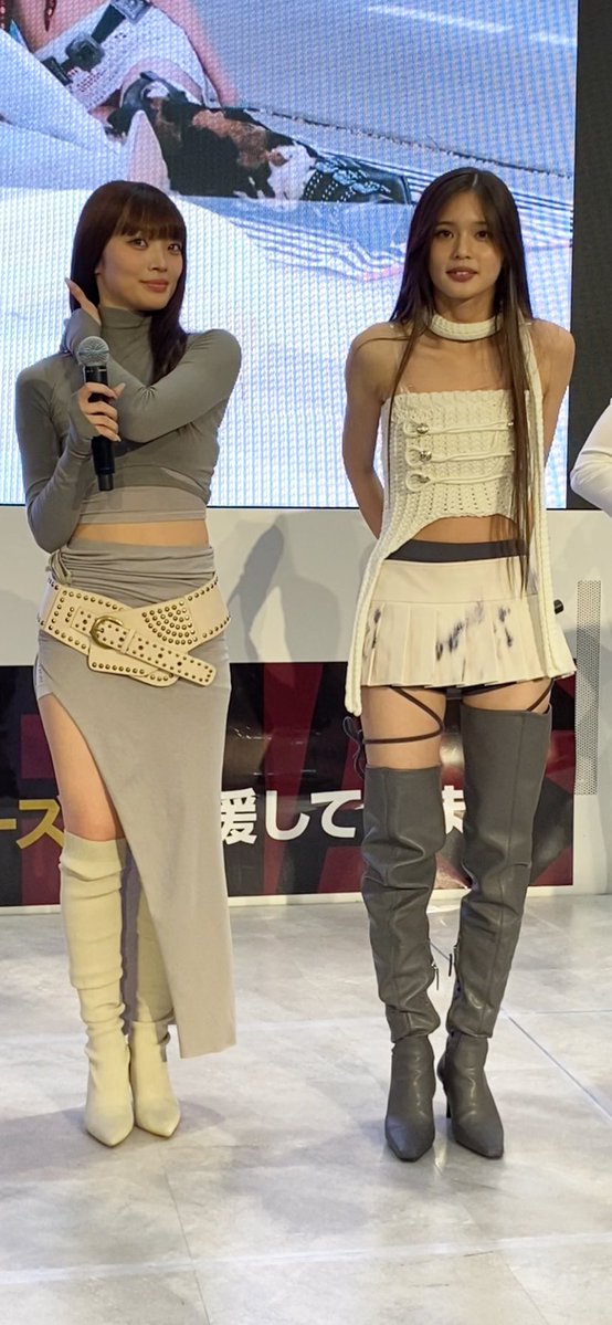 Unoelkuni's tweet photo. リリイベで新曲パフォーマンス後の2人★

都愛ちゃんは少し髪を切り、しもみゅうは新鮮な重めバング　2人とも可愛い💗
#CIRRA #原田都愛
#CIRRAMEETYOU
#しもみゅう https://t.co/se1CK1TizO