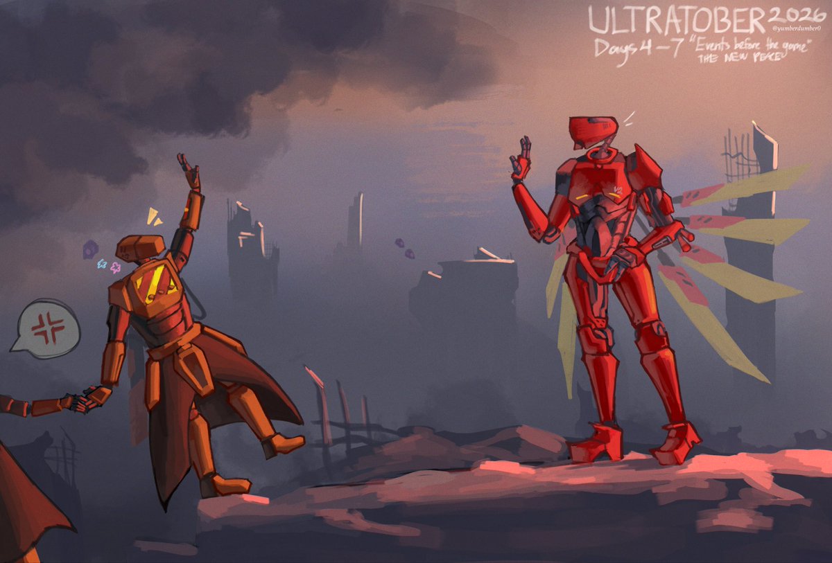 yumberdumber0's tweet photo. Days 4-7 “Events before the game”
i like to think that v2 was a local celebrity during the new peace.. this streetcleaner seems to be a big fan hehe #ultrakill #ultratober https://t.co/tcA2aykDP8