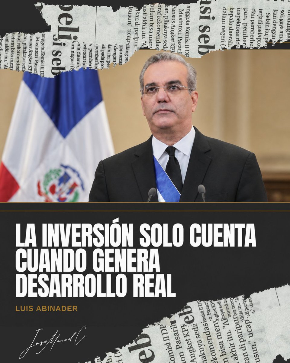 JoseManuelOpina's tweet photo. La pregunta real es cómo un país pequeño logra proyectarse como destino confiable en una región tan cambiante. 
🇩🇴 En esa conversación, Luis Abinader aparece asociado a una narrativa de estabilidad económica, atracción de inversión y fortalecimiento de la imagen internacional de República Dominicana. Pero el punto importante no está solo en atraer capital, sino en lograr que esa inversión se traduzca en desarrollo visible: más empleo, mejores servicios, infraestructura útil y oportunidades fuera de los centros tradicionales. Ahí es donde la gestión pública se mide con más claridad. 
📌📊 #LuisAbinader #EconomiaRD #InversionRD #RepublicaDominicana #GestionPublica #PlanetaAlofoke