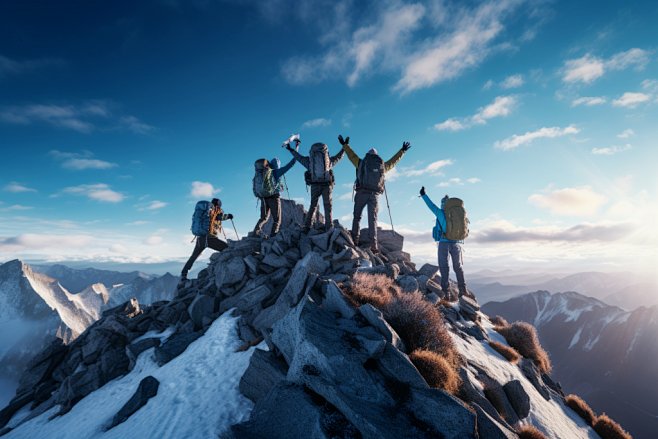 PresleyWetn1's tweet photo. [Los músicos comparten un instante en la cima de la montaa rocosa, con sus sonrisas iluminando el paisaje imponente] https://t.co/G8v37Mr623