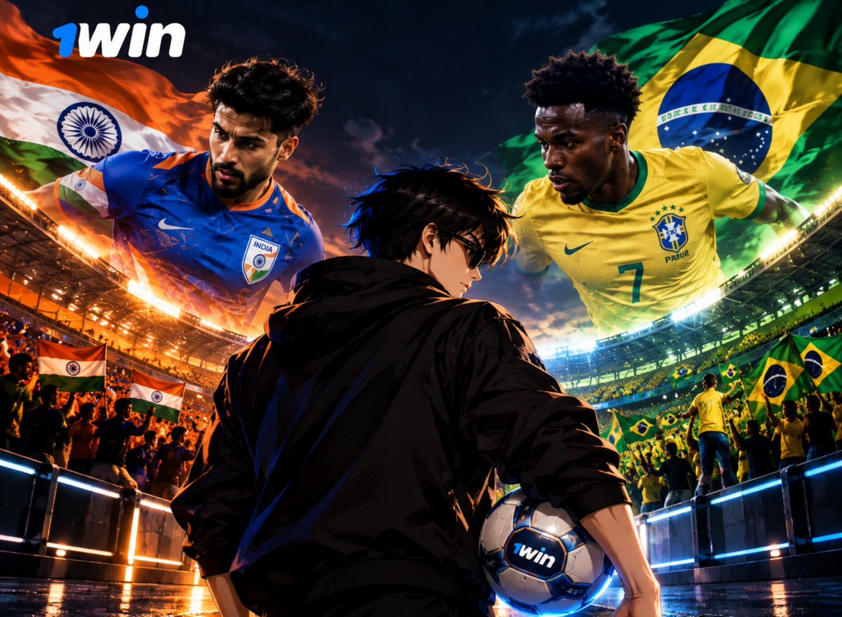 AvenWeb3's tweet photo. India vs Brazil is live, and the fan battle might be just as interesting.

Brazil fans showed up strong, but Indian fans are making plenty of noise too.

The replies are already looking like a friendly rivalry.

I thought Brazil would dominate the timeline.

Now I’m not so sure.

India or Brazil? Which side are you backing?

@1win