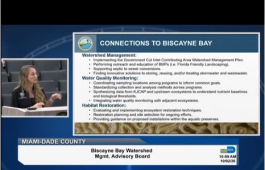 Vince_Lago's tweet photo. We had a productive Biscayne Bay Watershed Management Advisory Board meeting last week. Improving the water quality and health of Biscayne Bay remains a top priority for the City, County and State. As Vice Chair, it is a privilege to serve alongside this dedicated board! https://t.co/cQAc9DwdYN
