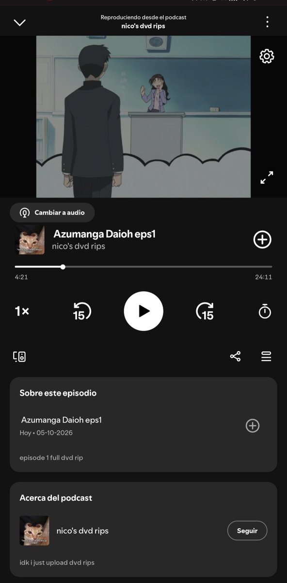 vitto_mag's tweet photo. Desde cuando se pueden subir videos a Spotify? https://t.co/zx8mFlTa1n