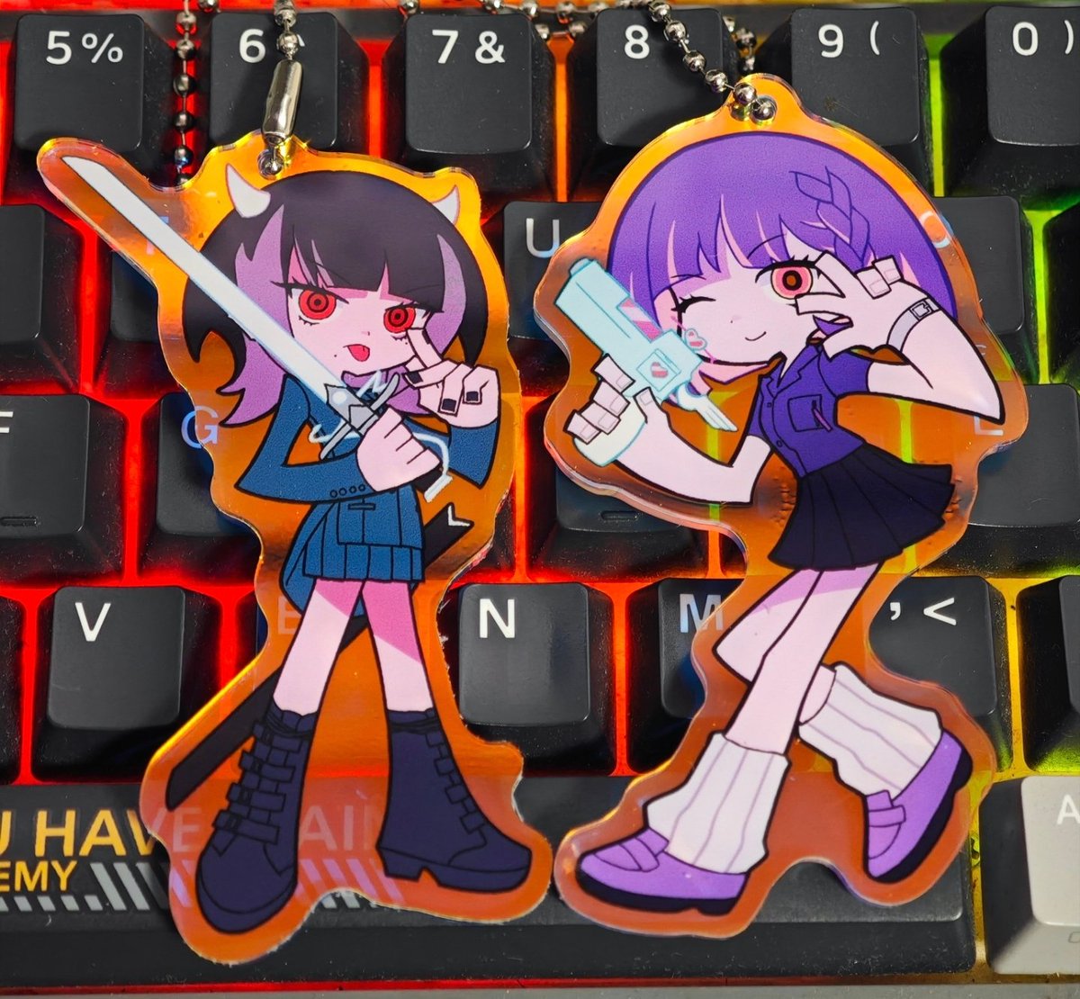 vedioss's tweet photo. @_A_ZTMY はじめまして、自分はニラちゃんのキーホルダーを作ったので交換可能です!
よろしければ2日目ぜひ https://t.co/nMY0TsRpKg