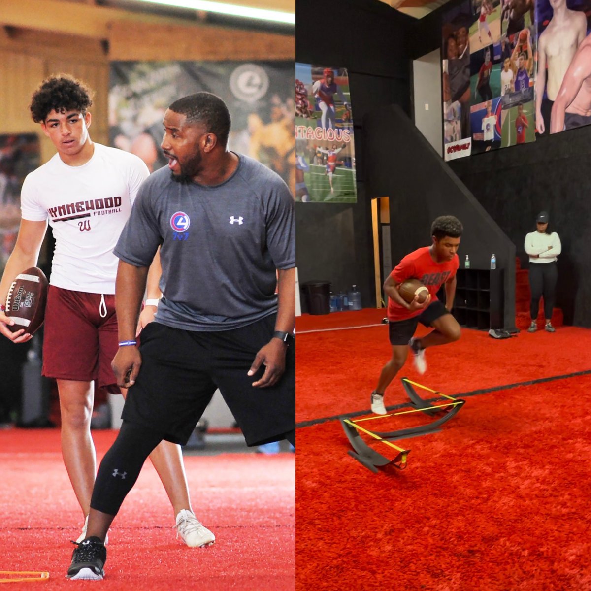 seancooper_C4's tweet photo. From 13 Year old 1A Oklahoma & 2A East Texas Kids Trusting a ProCess to ESPN after Dark‼️‼️ 2 of the Most Gifted Middle Kids We’ve ever Had.

Showing the World you can be from towns of Less Than 2,000 & Make It Happen.

Small Town Dreams To Realities

C4 The 🏈 FACTory @C4SportOklahoma 
Running4️⃣CK U

@CoachK_Hall 🤞🏾

#RecruitTEXOMA