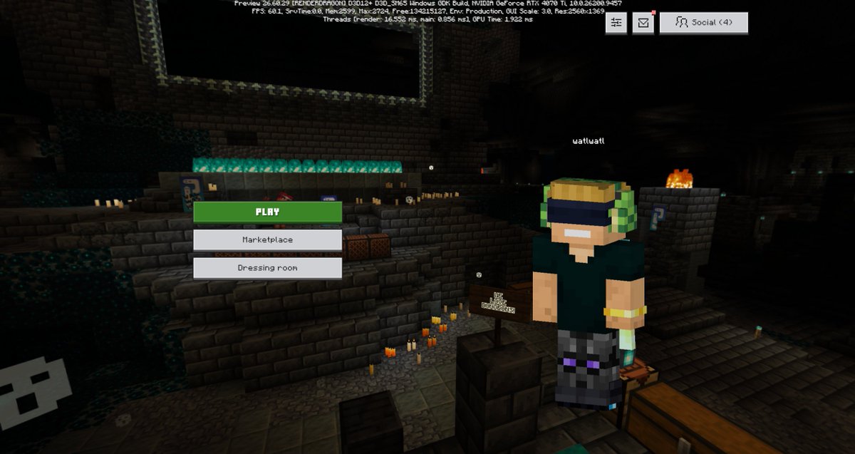 itiswattles's tweet photo. what do we think about the new Minecraft Main Menu???? 🤔 https://t.co/aOT2eJhmfg