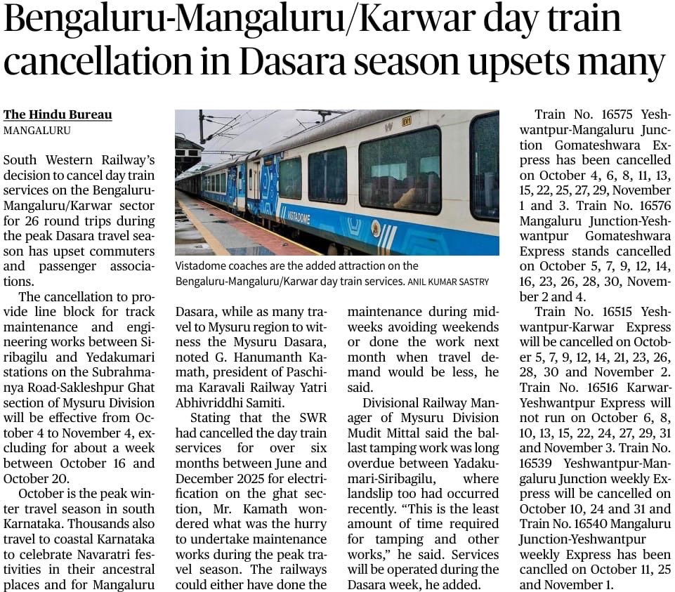 KARailway tweet picture