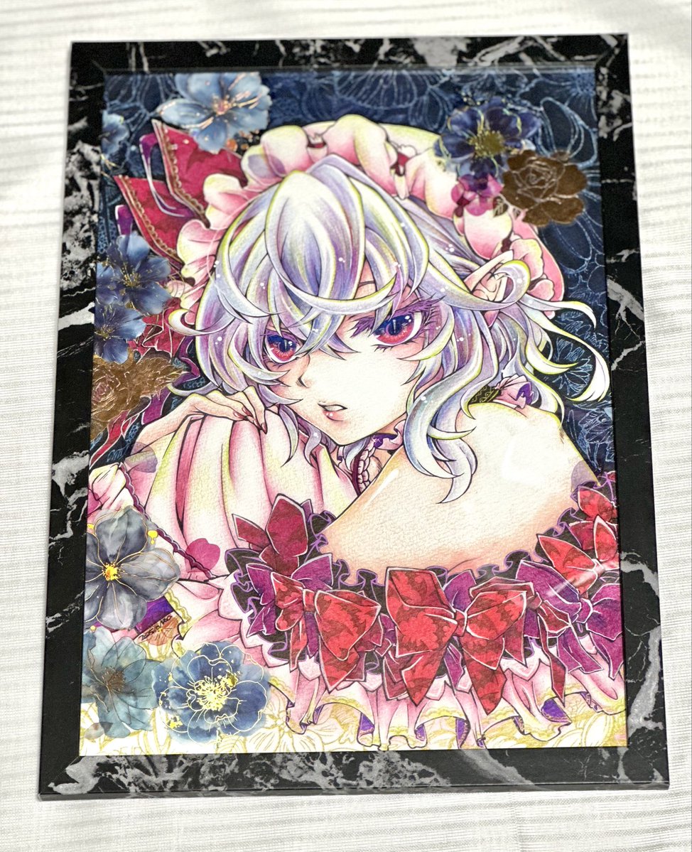 kanakoi1003's tweet photo. ぷいたんずさん(@Puitans )で一目惚れしたレミリアの原画、手持ち尽きかけてたので悩んだ末に購入。帰ってからマジで買ってよかったと痛感した1枚 https://t.co/3wSSAbv9n0