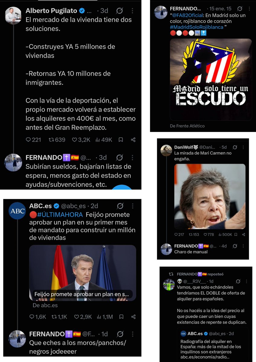 undercover_25_'s tweet photo. Se llama Fernando Oria de Rueda Gomila, es policía nacional y pertenece al GAC (Grupo de Atención al Ciudadano) de Madrid.

En su perfil se puede encontrar mensajes racistas, franquistas, visitas habituales a "Casa Pepe", insultos a Maricarmen, compadreo con Pugilato, etc. https://t.co/Hm2vzIsTyJ