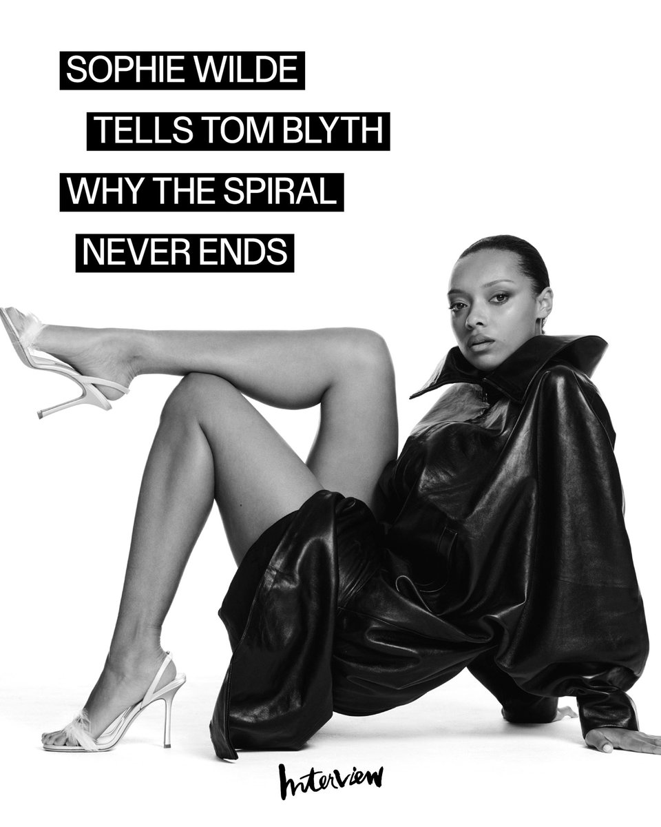 InterviewMag's tweet photo. Sophie Wilde broke through with Talk to Me and now stars alongside Tom Cruise in Digger, but she still can’t shake the imposter syndrome spiral. For our upcoming Fall issue, she tells Tom Blyth why it never ends, and the hobby she’s picked up to cope. https://t.co/vzy27qqYNC