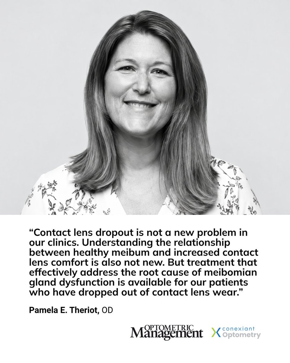 OptoManagement's tweet photo. 👁️ Contact lens discomfort leading a patient to give up their lenses? Look at the lids.

Pamela E. Theriot, OD, explores how Demodex and MGD may contribute to discomfort and dropout, and what clinicians can do about it.

🔗 https://t.co/XDUrKACGPK

#ContactLenses #Optometry https://t.co/cfSawT0lSy