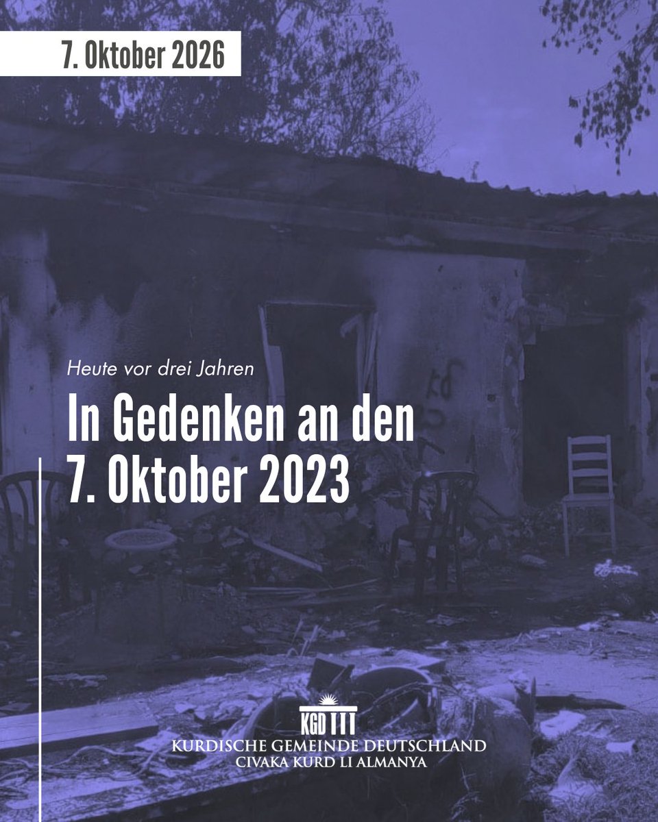 KGDOnline's tweet photo. Drei Jahre sind seit dem brutalen Angriff palästinensischer Terrorgruppen und Zivilisten auf den Süden Israels vergangen. Kibbuzim wurden überfallen, Feiernde des Nova-Festivals kaltblütig ermordet. Mehr als 1.200 Menschen wurden gefoltert, vergewaltigt und ermordet, etwa 240 Babys, Kinder, Frauen und Männer in den Gaza-Streifen verschleppt. Die filmisch dokumentierte Brutalität dieses Massakers stellt eine Zäsur der Gegenwart dar. Sie hat Traumatisierung, Angst und Fassungslosigkeit hinterlassen, in Israel ebenso wie bei Jüdinnen und Juden in Deutschland und weltweit.

Die Täter filmten ihre Verbrechen und verbreiteten sie live im Internet. Kaum war das Unfassbare geschehen, entbrannten Debatten darüber, ob die Entführung von Säuglingen, die Ermordung von Holocaust-Überlebenden oder sexuelle Gewalt als legitimer Widerstand oder Propaganda gewertet werden könnten. Täter-Opfer-Umkehr und Verschwörungsmythen prägen seither die Relativierungen. Die Gewalt der Erinnerungsverweigerung verbindet sich dabei mit israelbezogenem Antisemitismus und erinnert erschreckend an die Mechanismen der Holocaustleugnung.

Das jüdische Leben in Israel, Deutschland und weltweit steht unter Druck. Angst und Rückzug bestimmen den Alltag vieler Jüdinnen und Juden. Die Bedrohung ist spürbar, allgegenwärtig und die Verantwortung der Weltgemeinschaft ist dringlicher denn je.

Umso erschreckender ist die politische Hilflosigkeit im Umgang mit dem Antisemitismus. Während jüdisches Leben in Deutschland von Angst, Bedrohung und antisemitischer Gewalt geprägt ist, verhandeln SPD, Grüne und Linke in Berlin darüber, ob sie sich auf eine gemeinsame Linie gegen Antisemitismus verständigen können. Drei Jahre nach dem 7. Oktober 2023 wird in der Hauptstadt darüber gerungen, auf welchen Begriff von Antisemitismus man sich einigen kann. Dass der Antisemitismus selbst auf eine Auslegungsfrage reduziert wird, offenbart eine zutiefst beunruhigende Entwicklung.

Wir gedenken der mehr als 1.200 Menschen, die am 7. Oktober ermordet wurden und all jener, die bis heute mit den Folgen des Massakers leben. Zugleich appellieren wir an die demokratische Öffentlichkeit und die Zivilgesellschaft, sich mit Jüdinnen und Juden in Deutschland zu solidarisieren und angesichts des grassierenden Antisemitismus Haltung zu zeigen. Was im Kampf gegen Rechtsextremismus als demokratische Selbstverständlichkeit gilt, muss auch gegenüber Antisemitismus gelten. Wer jüdisches Leben schützen will, muss Antisemitismus klar benennen und ihm öffentlich entgegentreten.
