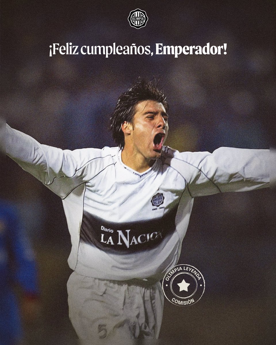 elClubOlimpia's tweet photo. #𝐎𝐥𝐢𝐦𝐩𝐢𝐚𝐋𝐞𝐲𝐞𝐧𝐝𝐚 ⭐️

JULIO CÉSAR CÁCERES.

Olimpista como ninguno.

Un zaguero hecho en casa, que hizo historia en aquella CONMEBOL Libertadores del año 2002.

¡Feliz cumpleaños, Emperador!

🤍🖤🤍 https://t.co/GQMhncGtL4