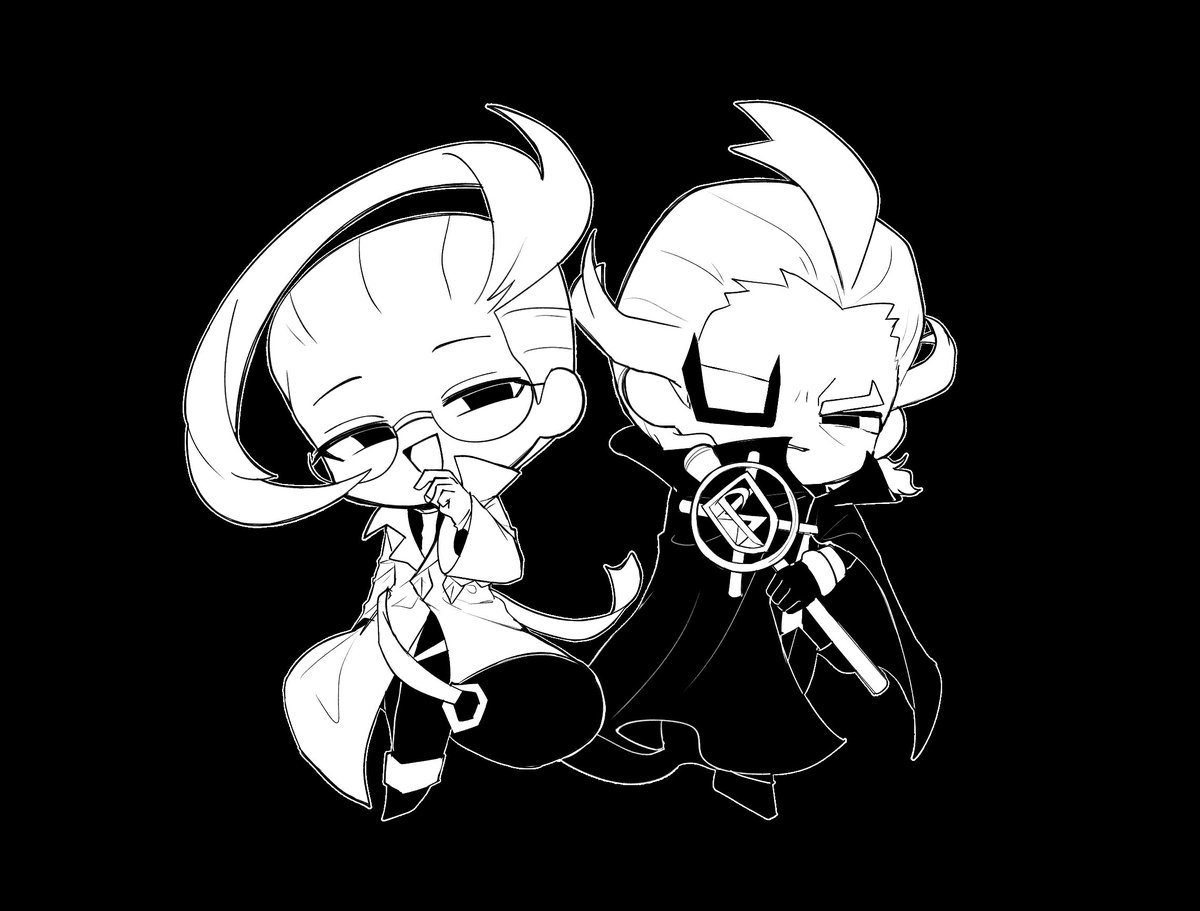 SUTA_ga's tweet photo. 会話しない2人の絵を描きすぎで https://t.co/LMa5yqz4FS