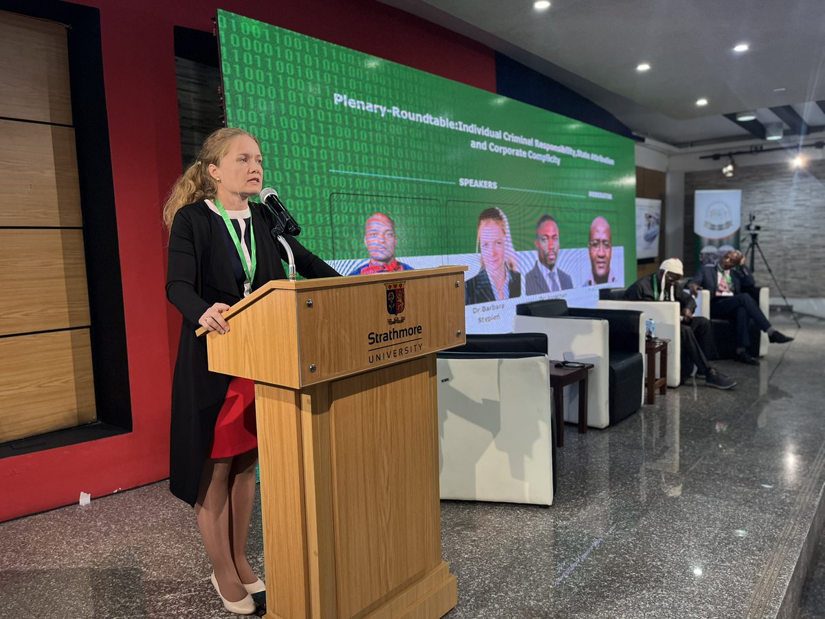 iPeace_GL's tweet photo. #HappeningNow 

Dr. Barbara Stępień explores when war moves to the cloud, examining sea drones, private actors and emerging frontiers of international responsibility. 

#GLRTP2026 #PRFGL2026 #IHL #Technology https://t.co/117GPWbuSU