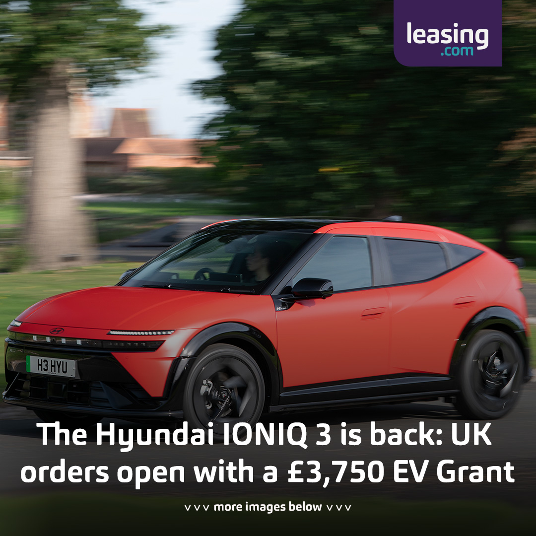 Leasingdotcom's tweet photo. 🚗 Hyundai's new compact electric car is now available from just £18,495 on the road thanks to the full £3,750 Electric Car Grant.

✅Available with 42kWh or 61kWh batteries
✅ Up to 308 miles of range
✅ From £18,495 OTR after the grant
✅ Available to order now across the UK https://t.co/zD1NkbuY8U