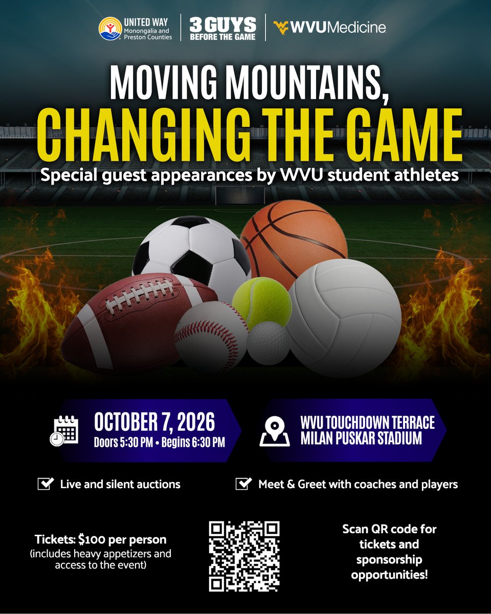 unitedwaympc's tweet photo. ✨Join us for an evening of sports, community, and fundraising in support of the 2027 United Way campaign! ✨

Scan the QR code on the flyer for tickets to a memorable night of sports, fun, and community impact!

🎫For tickets: https://t.co/qNNH77XdxS https://t.co/U18sOwCK9S
