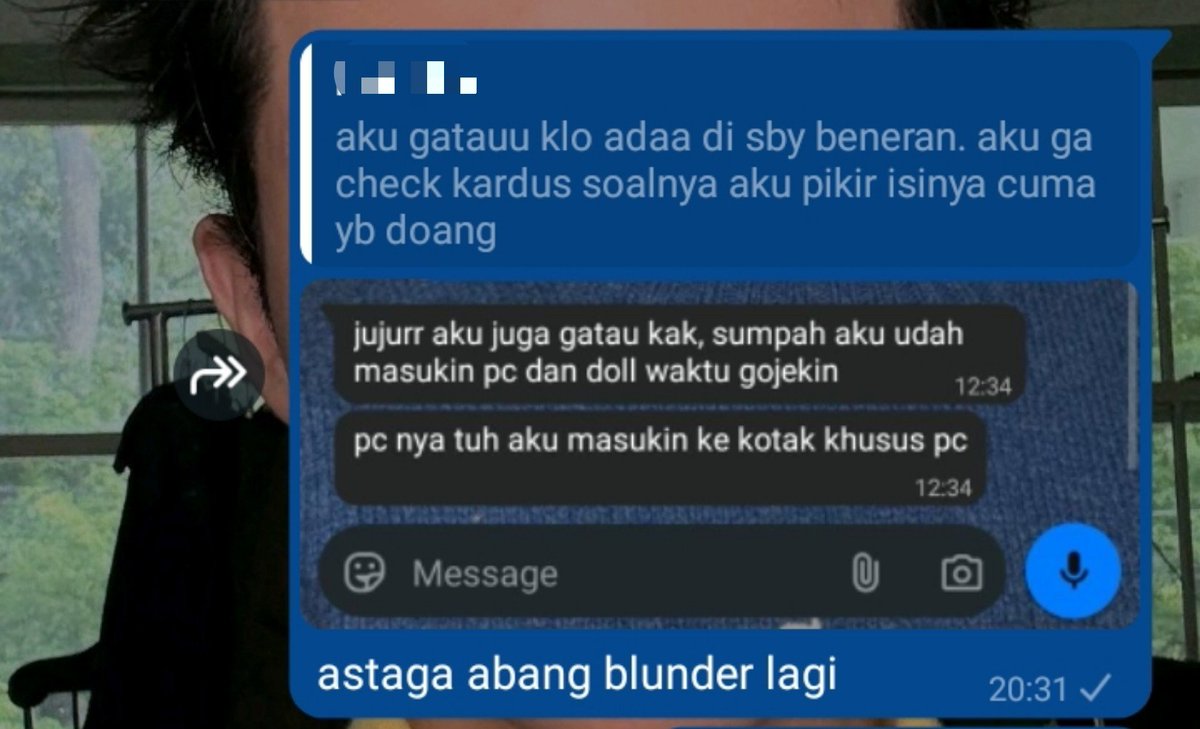 filovely_'s tweet photo. siangnya bilang udh dikirim eh malemnya bilang ternyata msh dirumah #ealah stop bilang gatauw ya cuki hhhh astaga abang blunder lagi 😥 https://t.co/YZnGT31m9X