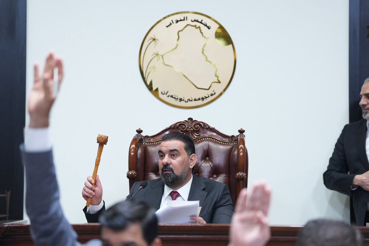 mediaofspeaker's tweet photo. صور:
جلسة مجلس النواب اليوم الاثنين 5 تشرين الأول 2026 برئاسة السيد هيبت الحلبوسي. https://t.co/SasR81i8QU