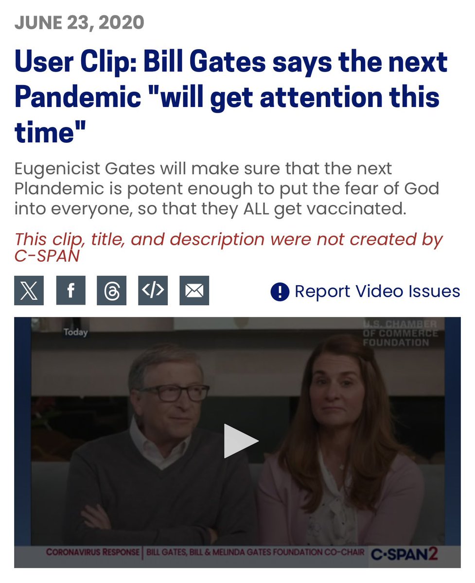 CosmicOperatorQ's tweet photo. ☘️🇺🇸 Don’t fall for it. Bill Snakes already told you the Cabal’s plan.😉 This was “revelation of the method”…#PredictiveProgramming.💉🦠🧪☠️
#Russia #WHO #Plague #Irkutsk #BillGates
💥👀
User Clip: Bill Gates says the next Pandemic "will get attention this time" https://t.co/nMI0PRZd1M