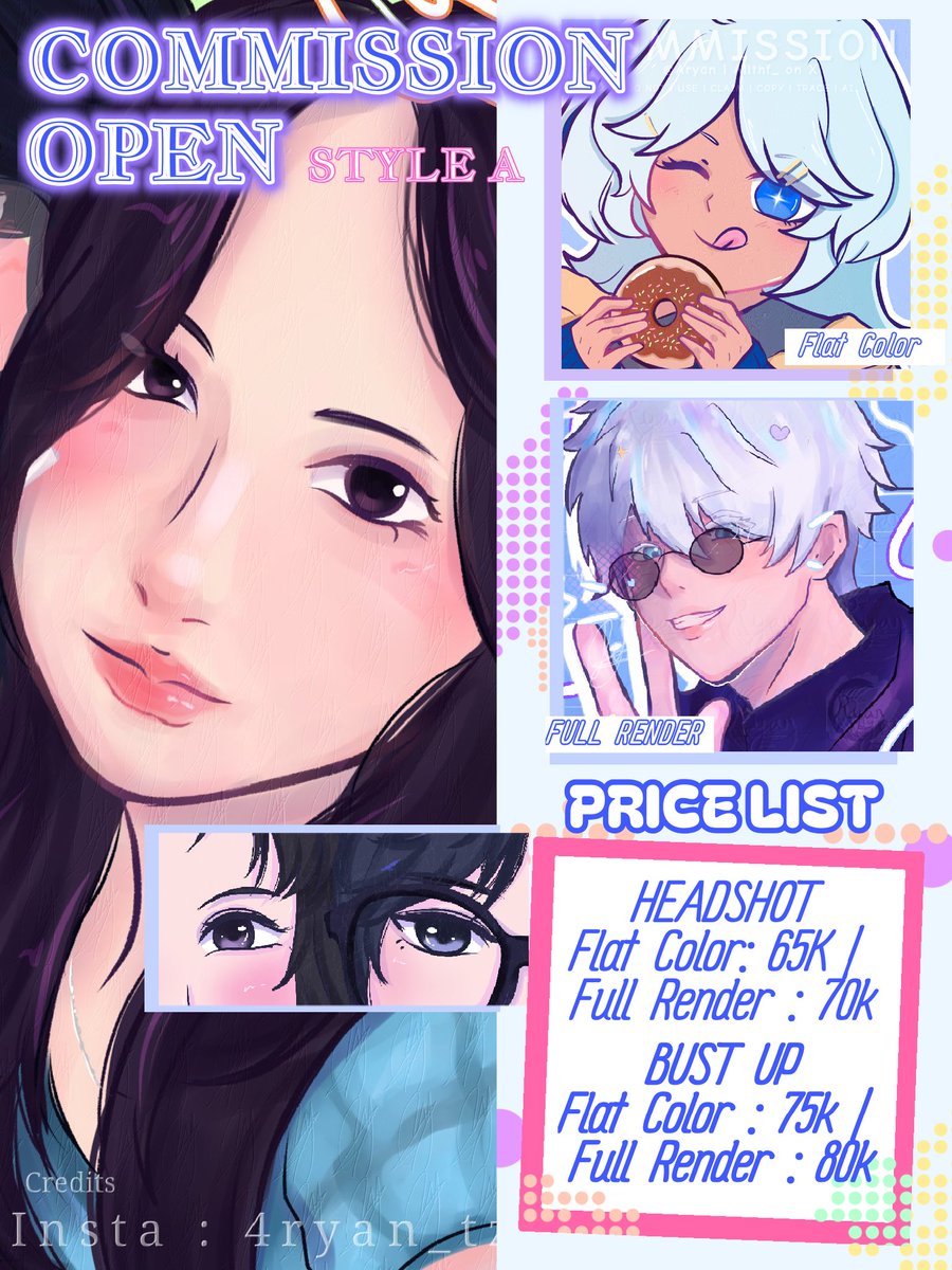 rya4nNn96's tweet photo. [❤️&amp;🔁 are appreciated]
Local only
Hi, I'm open comms again (kinda urg). Special price for 3 slot! More information &amp; samples in bellow, dm if u interested (don't forget to @ after dm), thankkiieee🤍
#zonauang️ #zonajajan️️ #Commission #commissionsopen #Artidn #zonakaryaid https://t.co/GampWS4BYg