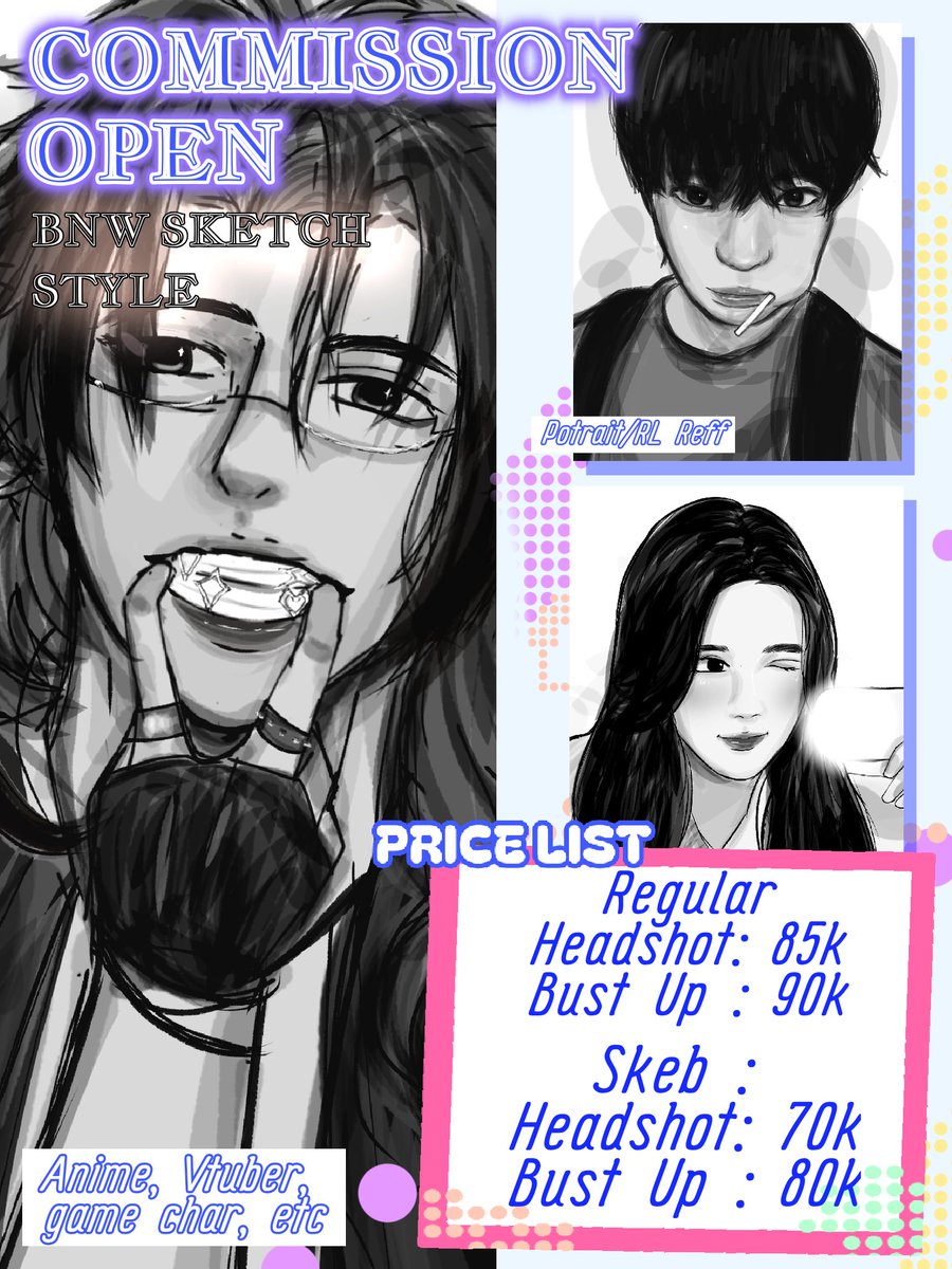 rya4nNn96's tweet photo. [❤️&amp;🔁 are appreciated]
Local only
Hi, I'm open comms again (kinda urg). Special price for 3 slot! More information &amp; samples in bellow, dm if u interested (don't forget to @ after dm), thankkiieee🤍
#zonauang️ #zonajajan️️ #Commission #commissionsopen #Artidn #zonakaryaid https://t.co/GampWS4BYg