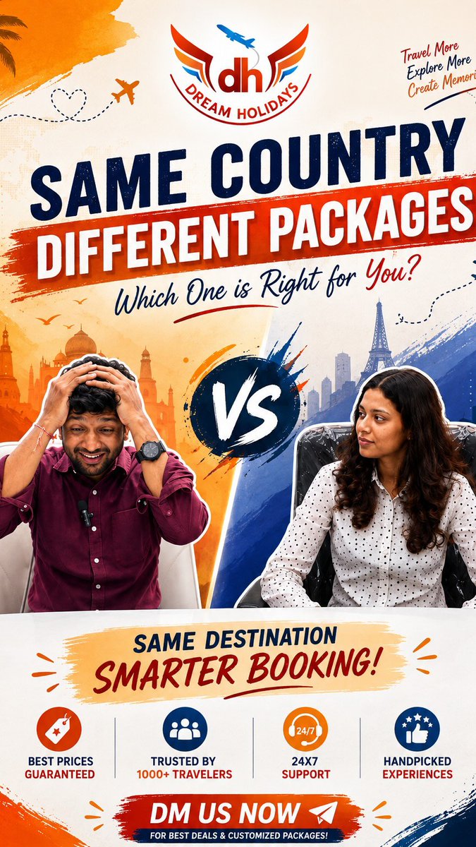didi286's tweet photo. Same country, different packages. Compare before you book, choose what suits you best, and travel smarter with Dream Holidays. Comment “TRIP” or DM us for a customized package. https://t.co/9ZklhxYbG9