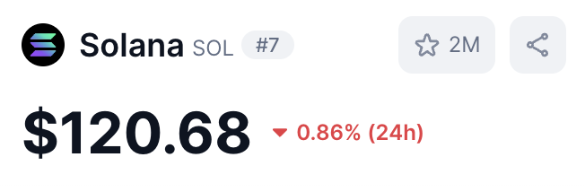 solcasino's tweet photo. Predict the EXACT price of Solana, 24 hours from now for a chance to WIN 1 $SOL.