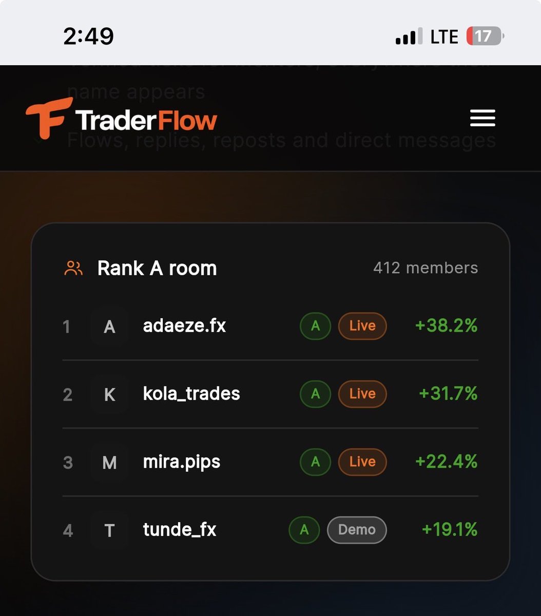chinextrade's tweet photo. Who be this tunde fx wea deh use demo enter tradersflow rank A @kingmahnarchive https://t.co/Q9iolZ4bcb