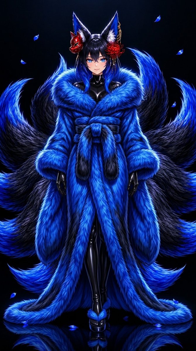 3C52554E575D14's tweet photo. Hmmmm, why not to try some Japanese kimono, but i made it all fur, so now its very very soft and warm (and ofc alive >w<)

#kitsune #fur #latex #ai #OC https://t.co/kz7BIAk8SW