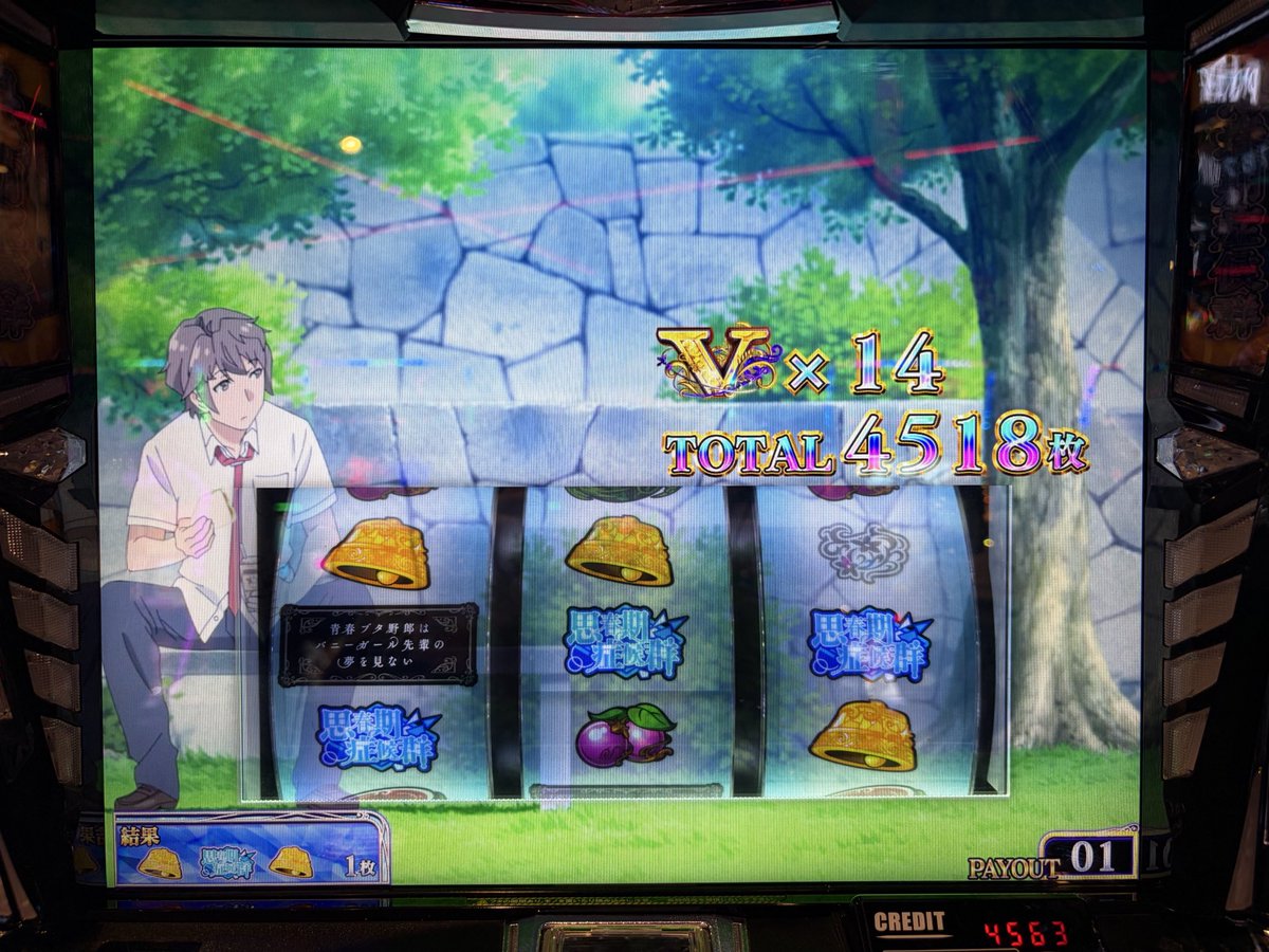 L22460883's tweet photo. もしかして青ブタって簡単？
(相性がいいだけで、そんなわけは無い…)

この後、持ちメダル6000枚超えました✌️ https://t.co/e9fBSLtOzV