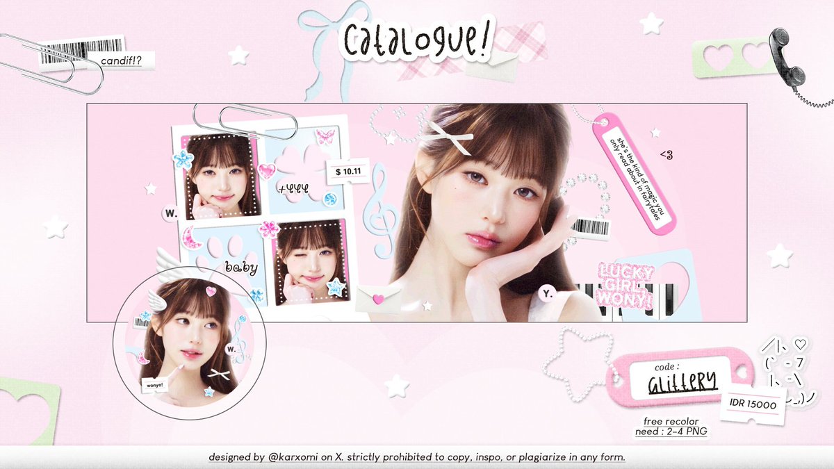 karxomi's tweet photo. help repost 🥹🐣

haiii! candif openk lagiiiie! layout qr wpp dan wabis juga yah! kalo kamu mau custom juga udah openk!!
bisa wasap buat fastresp dan katalog lengkapnya ada di tele 😗🫶 marie jajank

#zonauang https://t.co/KzbBgm4qIt