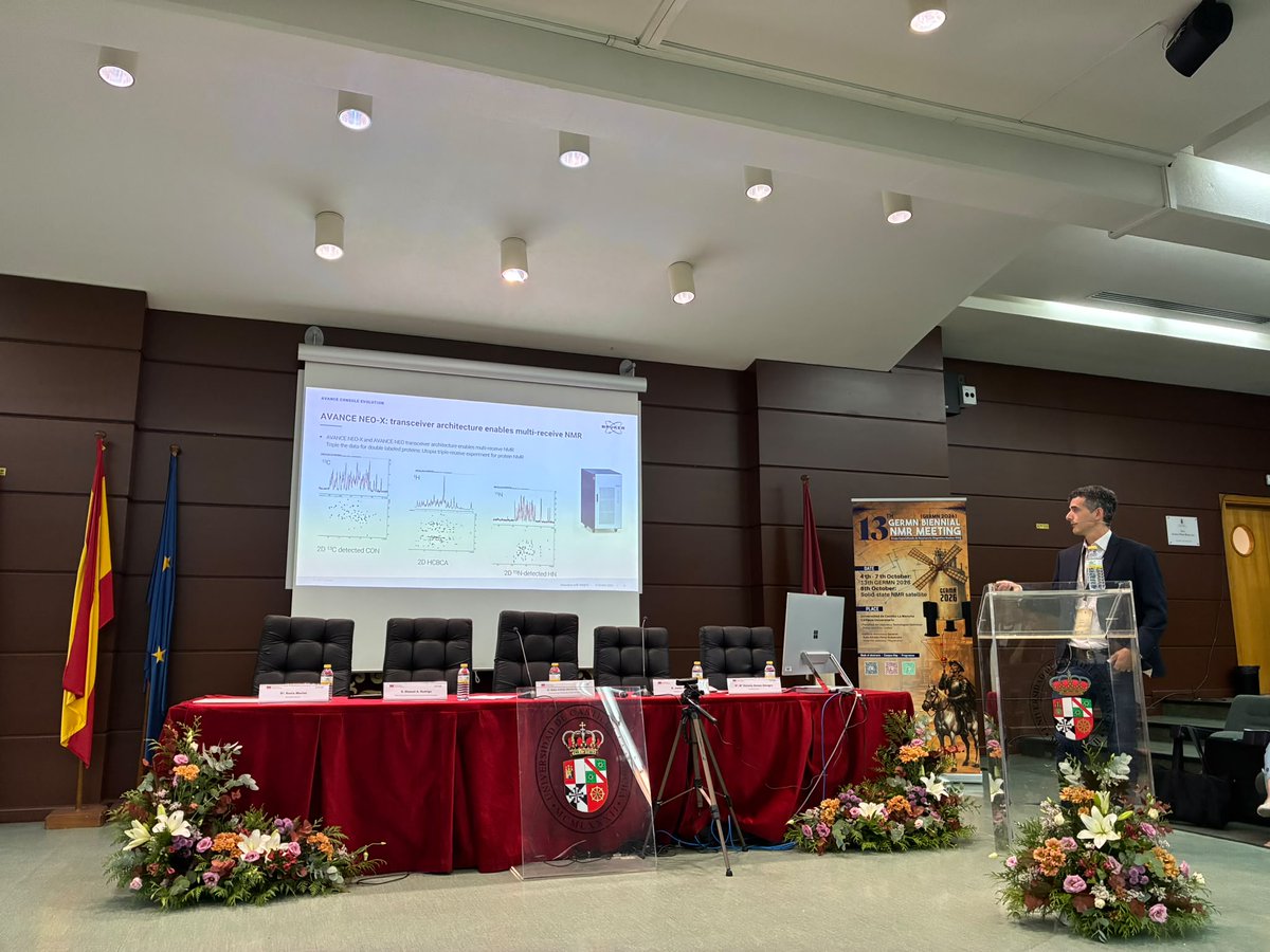 germn2026's tweet photo. 🧲 Vendors Session continues at #GERMN2026!
Now it’s time for Bruker, sharing their latest advances and innovative solutions in NMR spectroscopy.
A great opportunity to explore cutting-edge NMR technologies and their applications! 🔬✨
#GERMN2026 #NMR #Bruker #NMRspectroscopy https://t.co/EMEHGSpebq